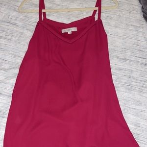 Women’s XL LOFT Dark Pink tank top